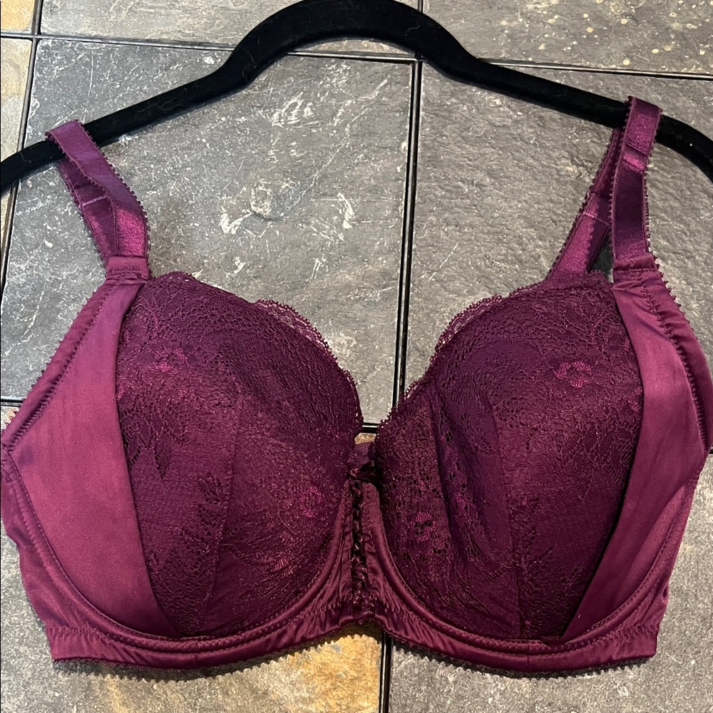 Luxurious Plum Lace Bra NWOT